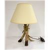 Image 1 : ANTLER MOTIF LAMP 21" HEIGHT