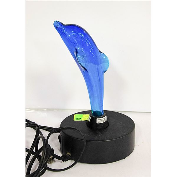 BLUE DOLPHINE PLASMA LAMP