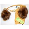 Image 1 : BEAVER SLIPPERS MIRROR HANGER, MEDICINE POUCHES