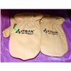 Image 1 : HEAT KEEP LEATHER MITTENS ADULT MENS