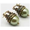 Image 1 : STUNNING ESTATE HEIDI DAUS GREEN TONE EARRINGS