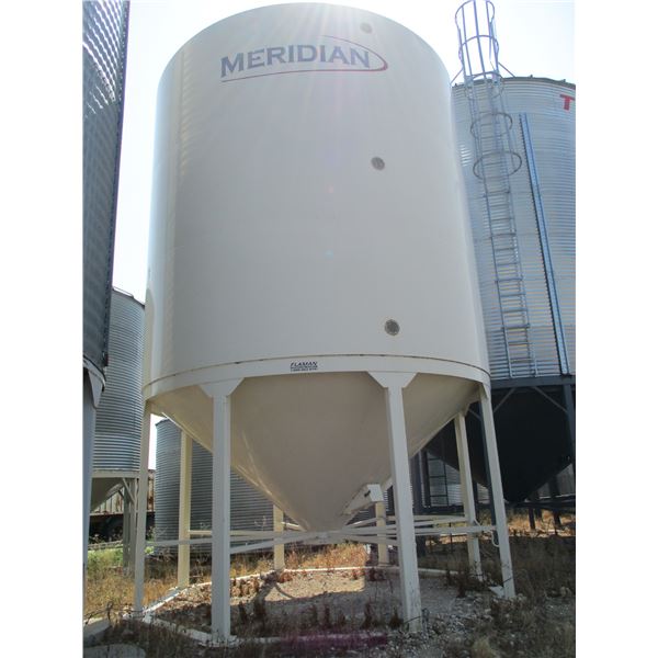 Meridian 100 ton hopper bottom bin