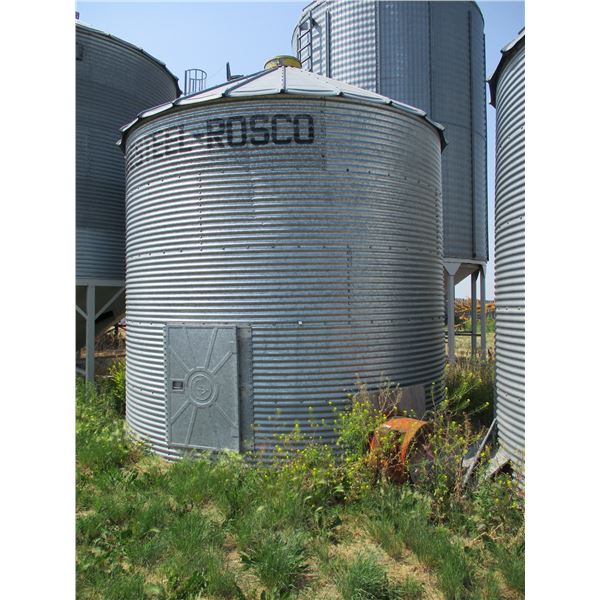 Westeel-Rosco 1650 bushel flat bottom bin with wooden floor