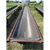 Image 1 : Metal livestock feeder with belted bottom 30' long