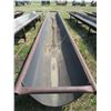 Image 2 : Metal livestock feeder with belted bottom 30' long