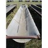 Image 2 : Metal livestock feeder with belted bottom 30' long