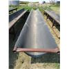 Image 1 : Metal livestock feeder with belted bottom 30' long