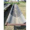 Image 1 : Metal livestock feeder with belted bottom 30' long