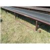 Image 3 : Metal livestock feeder with belted bottom 30' long