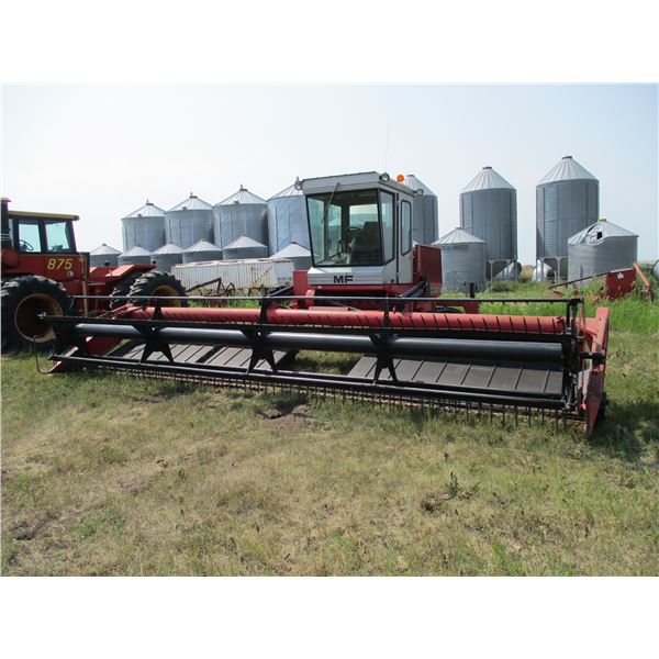 1984Massey-Ferguson model 885 self-propelled Swather  w/ 2069 hours - 25' mac don header
