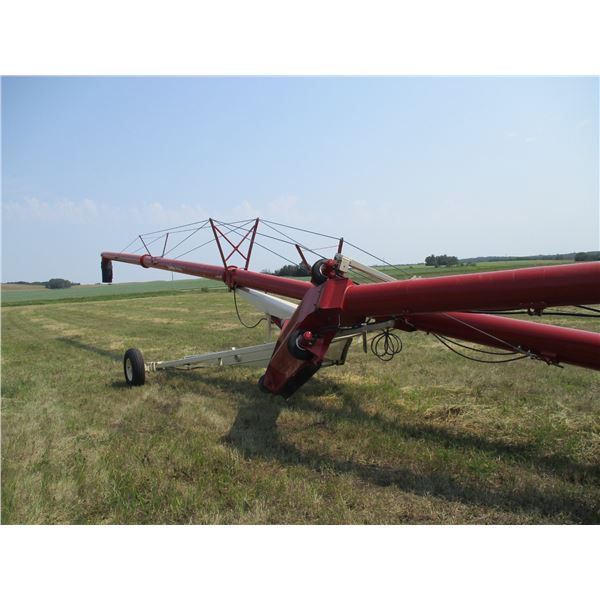 Buhler Farm King model 1370 grain auger with swing away attachment (13' x 70')