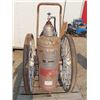 Image 3 : Walk Behind on Steel Wheels , Fire Extinguisher "Ansel' Dry Chemical