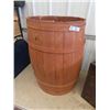 Image 2 : Wooden Barrel 30"H 20"RD & Wood Crate 18"H 30"W 18"D