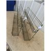 Image 3 : 2 Metal Wall Mount Organizing Shelves 14"H 27"W 4"D