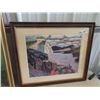 Image 3 : Pictures - Poppies 40" X 28" , & Lake & Mountains 24" x 28"