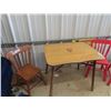 Image 3 : Child's Table & 3 Chairs