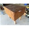 Image 2 : (GM) Butcher Block Table 33" H X 30" X 24"