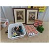 Image 1 : 1968 Democratic Campaign Bottle & Box of Candles, Pitures & Utensils
