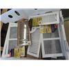 Image 2 : Approx 34 New Heat Register Covers - Various Sizes & Colors
