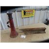Image 1 : Building Jack Screw Style 22" H , & RR Anvil