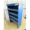 Image 2 : Metal 2 Drawer Filing Cabinet w Key & Wooden Organizer