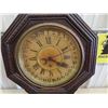 Image 2 : Regulator Wind Up Clock, Gilbert Clock Co, 28"H Up to 18"W - Back has been Replaced
