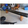 Image 1 : Solid Wood Bench w Upholstery