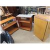 Image 1 : 2 Open Shelves Both are Approx 33"x 30" x 12" & Upper Cupboard 36" x 21" x 12"