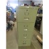 Image 1 : Commander Metal FIling Cabinet 4 Drawer w Key 52" x 18" x 18"