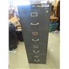 Image 1 : Cole 4 Drawer Metal Filing Cabinet 52" x 18" x 27"