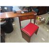 Image 1 : Singer Elec Cabinet Sewing Machine w Stool