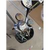 Image 4 : 2 Yard Folding Chairs, Folding Wood Stand & Set of Golf Clubs- Right Handed