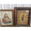 Image 2 : 4 Religious Icon Pictures- Old, All Approx - 20" x 20"