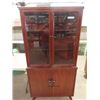 Image 1 : Corner Mahogany China Cabient 68"x 34" Up to 19"