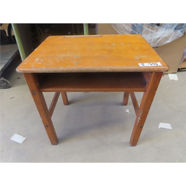 Wooden School Desk 24" x 25" x 19"