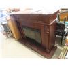 Image 1 : Elec Fireplace w Mantle 49" x 63" x 18"