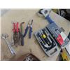 Image 2 : Metal Tool Box, Socket Set 3/8" , 1/4" , Odds & End Tools, Wrenches, Screwdrivers, Plus More