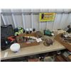 Image 1 : 18 Volt Cordless Drill, Trowels, Spray Paint, Safety Vest, Flash Lights, Odd & Ends Tools