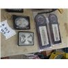 Image 2 : 5 New Leather Biker Wraps, 2 New Chopper Belt Buckles, & 2 Metal Mustand Thermometer