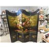 Image 2 : Beautiful Painted Room Divider 72"H 64"W