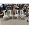 Image 1 : 4 Painted Dining Room Chairs