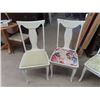 Image 2 : 4 Painted Dining Room Chairs