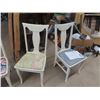 Image 3 : 4 Painted Dining Room Chairs