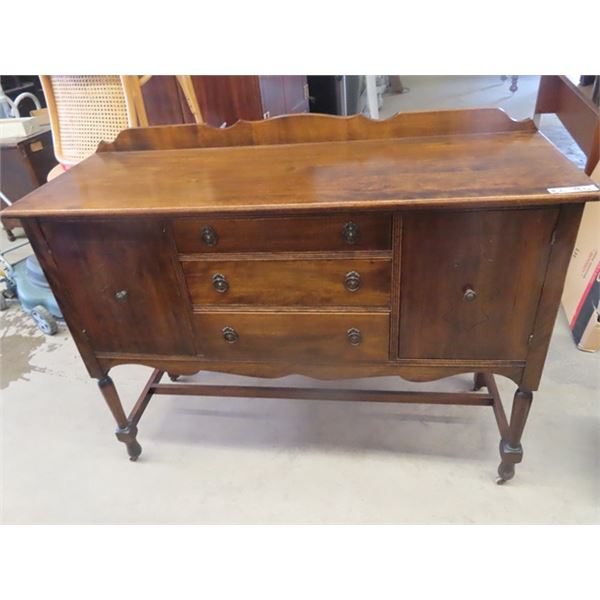 Walnut Buffet 38  x 52  x 19 