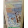 Image 2 : 2 Paintings 1) Oil on Board- M Toews 13x 23" & 1) Original A Brown 21" x 27"