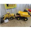 Image 2 : 3 Tonka Toys - Loader & 2 Trucks