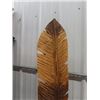 Image 3 : Wooden Carved Feather 40" H