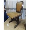 Image 2 : 2 Wood & Leather Upholstered Chairs