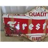 Image 2 : Metal Firestone Sign 17" x 29"