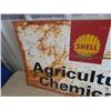 Image 3 : Shell Agricultural Chemicals Sign 20" x 34"